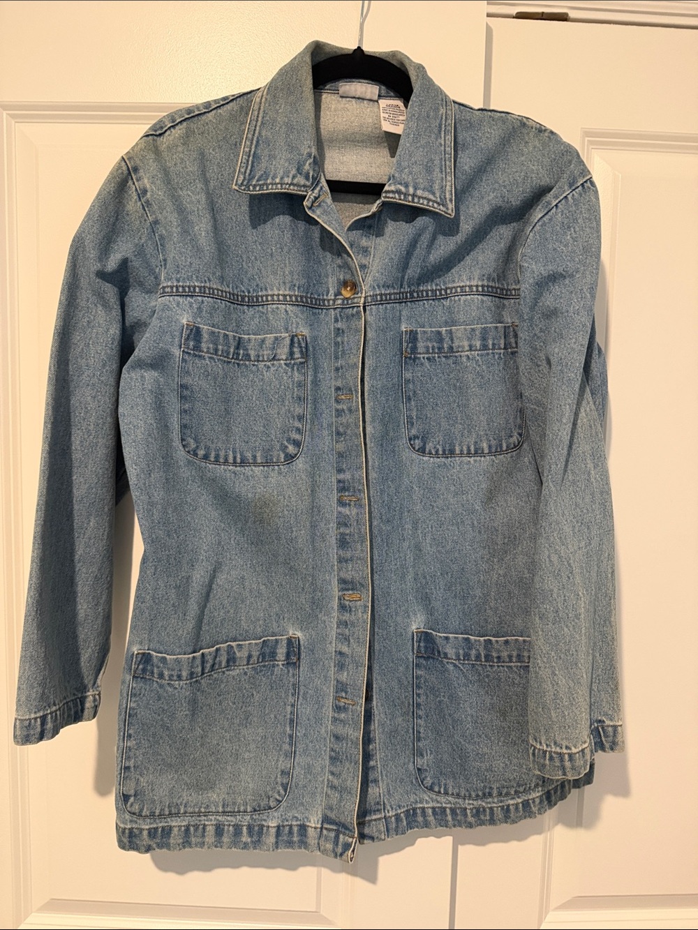 Women's Light Blue Denim Jacket - Casual lightweight jacket